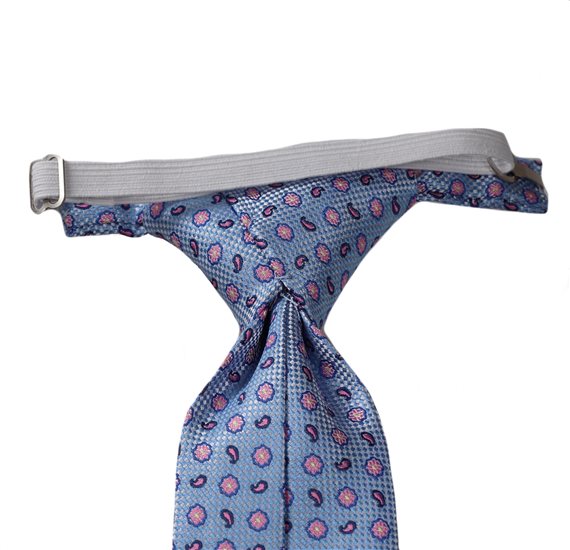 Corbata Niño Azul Flores