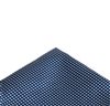 Pañuelo de bolsillo azul marino con cuadros blancos