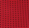 Pajarita y pañuelo seda rojo con lunares negros tejido