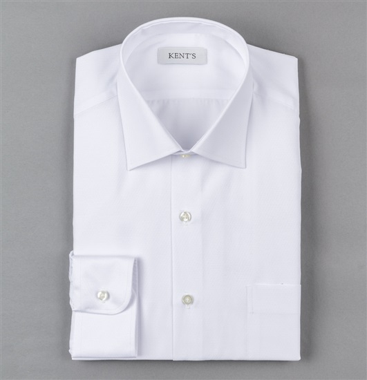 Camicia Kent Bianca a Pois