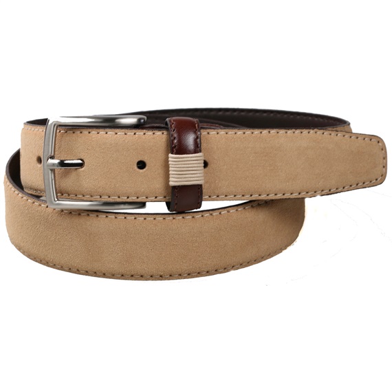 Cintura Cadetto in Camoscio Beige