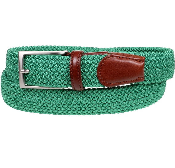 Cintura Elastica Intrecciata Verde Andalucia