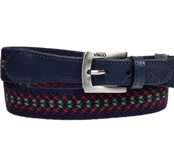 Cintura Elastica Bambino Blu Spighe