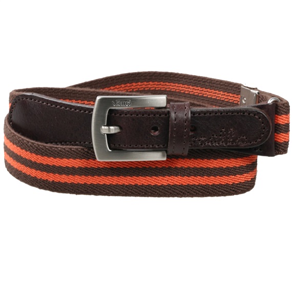 Cintura Elastica Bambino a Righe Marrone e Arancione
