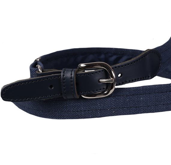 Cintura Bambino Lino Blu