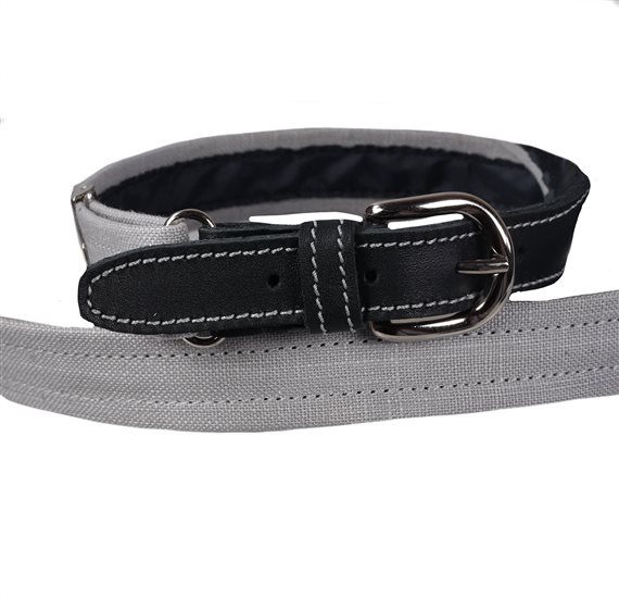 Cintura Bambino Lino Grigio