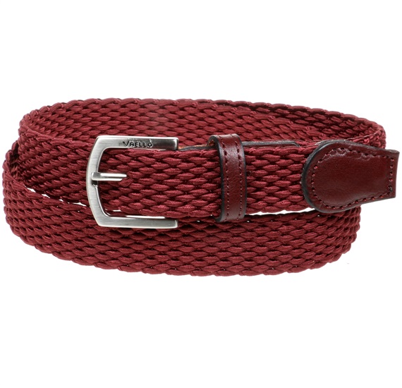 Cintura Bambino Intrecciata Granata
