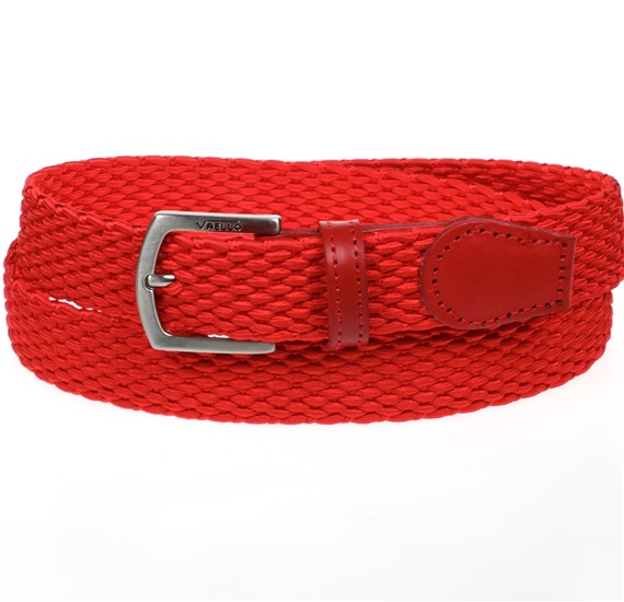 Cintura Bambino Intrecciata Rossa