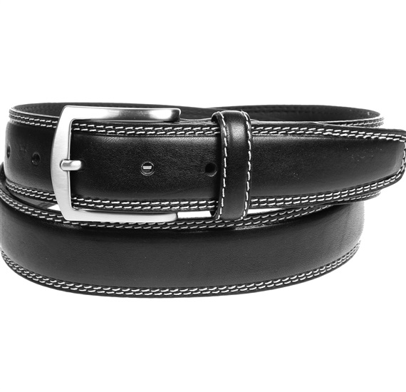 Cintura in Pelle Nera