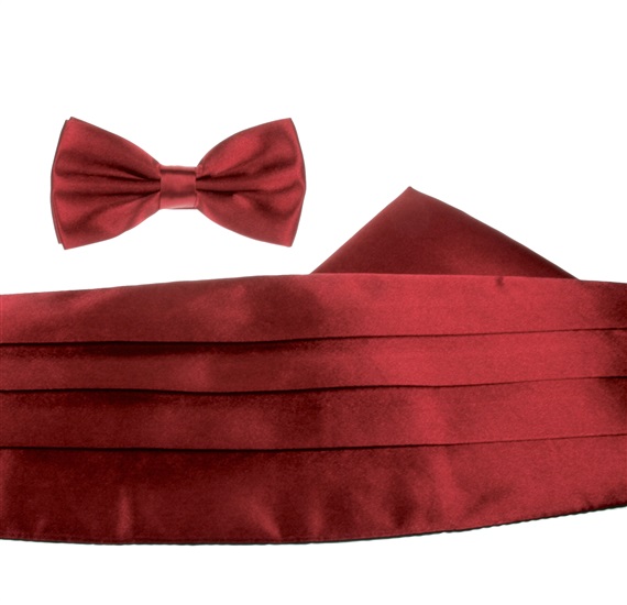 Set Fascia Cerimonia Bordeaux Scuro
