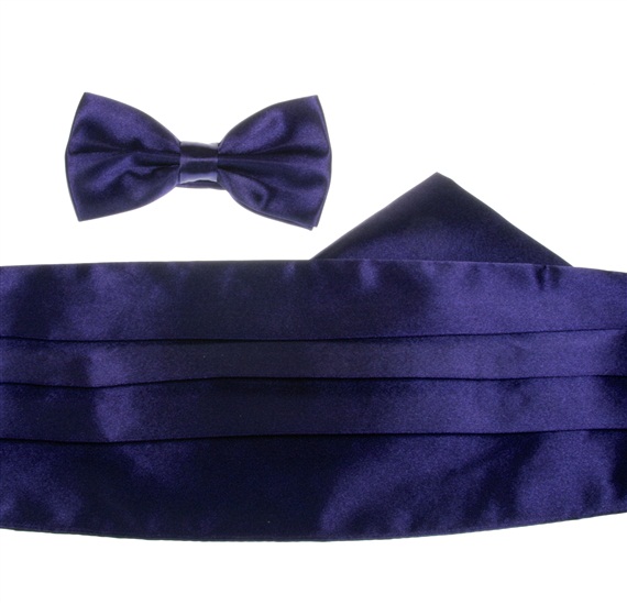 Set Fascia Cerimonia Viola Scuro