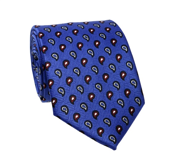 Cravatta Blu Francia Cashmere