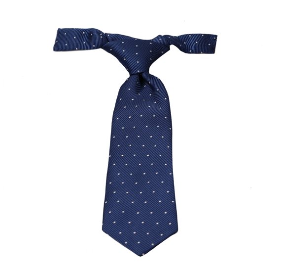 Corbata Bebé Azul Tinta Motas