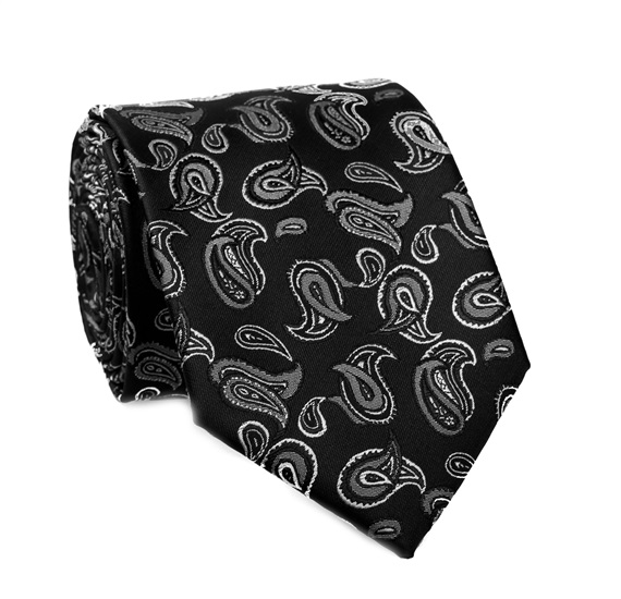 Cravatta in Cashmere Nera