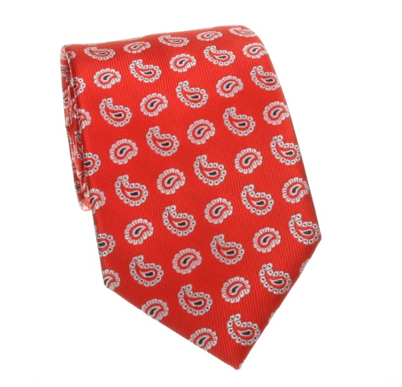 Cravatta in Cashmere Rossa