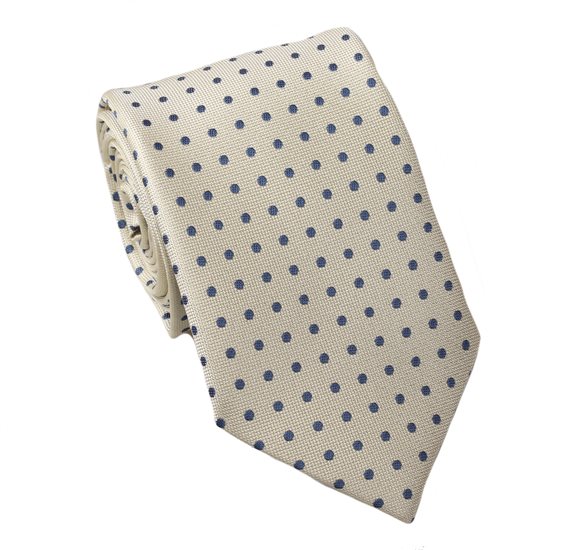 Cravatta Gialla a Pois