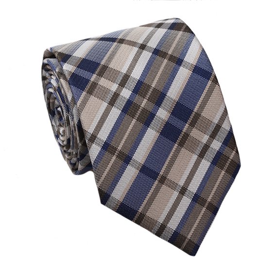 Cravatta Cadetto Tartan Beige
