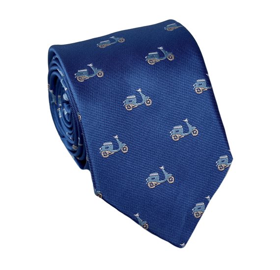 Cravatta Cadetto Vespe Blu Reale