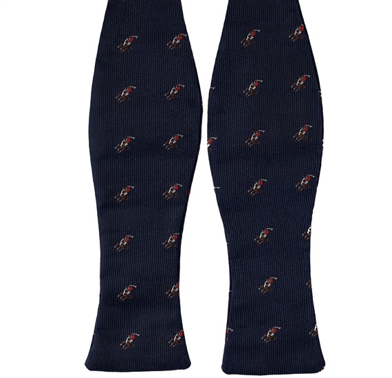 Cravatta a Farfalla Blu Navy Polo Rider