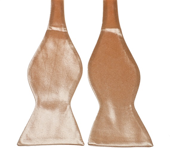 Cravatta a Farfalla Beige
