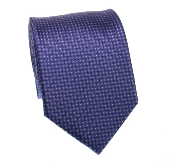 Cravatta Design Geometrico Viola