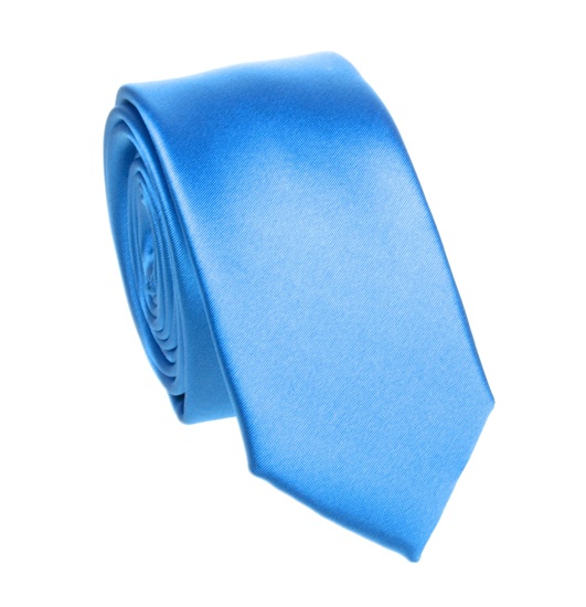 Cravatta Stretta Blu Turchese