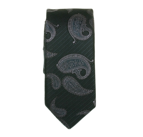 Cravatta Stretta in Cashmere Grigio Marengo