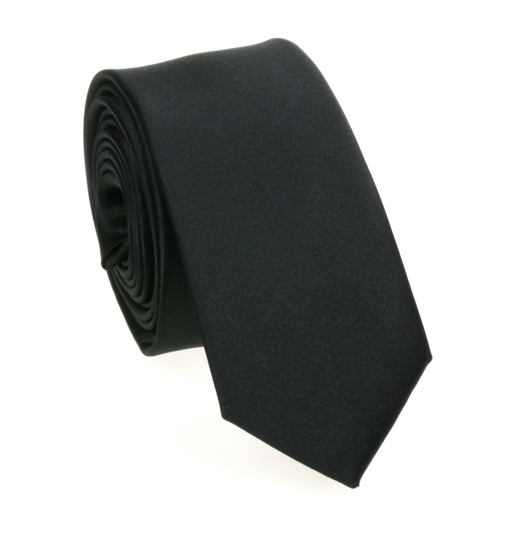 Cravatta Stretta Nera