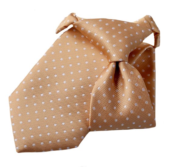 Corbata Niño Amarilla Lunares