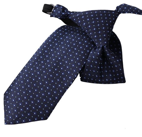 Cravatta Bambino Blu Quadrati Celesti