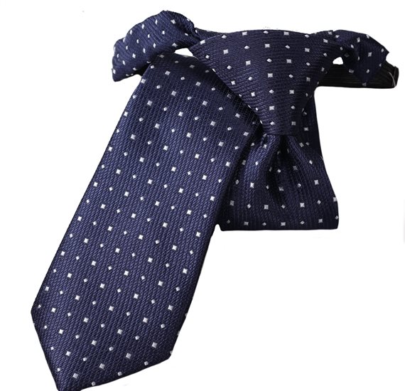 Cravatta Bambino Blu a Quadretti Colore