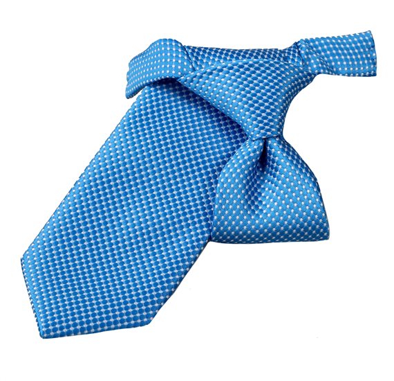Cravatta Bambino Blu Francia Pois