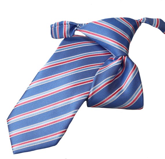 Cravatta Bambino Blu Francia Righe