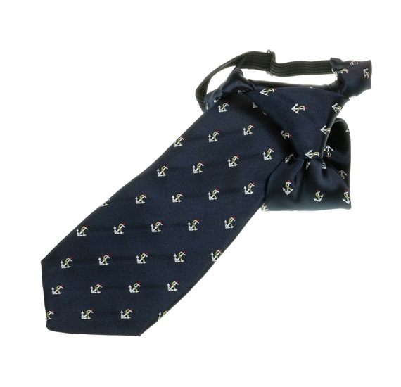 Cravatta Bambino Blu Navy Ancore