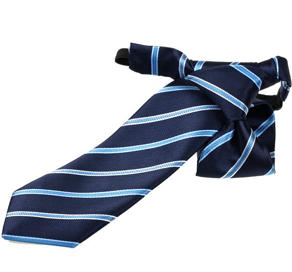 Cravatta Bambino Blu Navy Righe