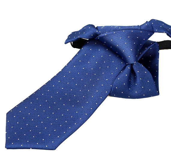 Cravatta Bambino Blu Inchiostro Macchie