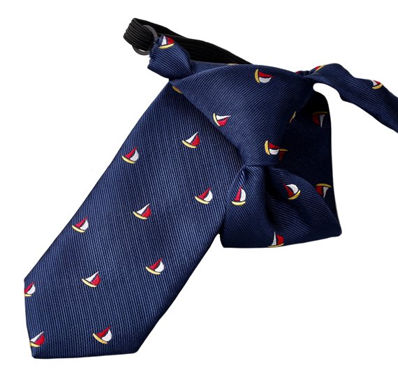 Cravatta Bambino Blu Velieri