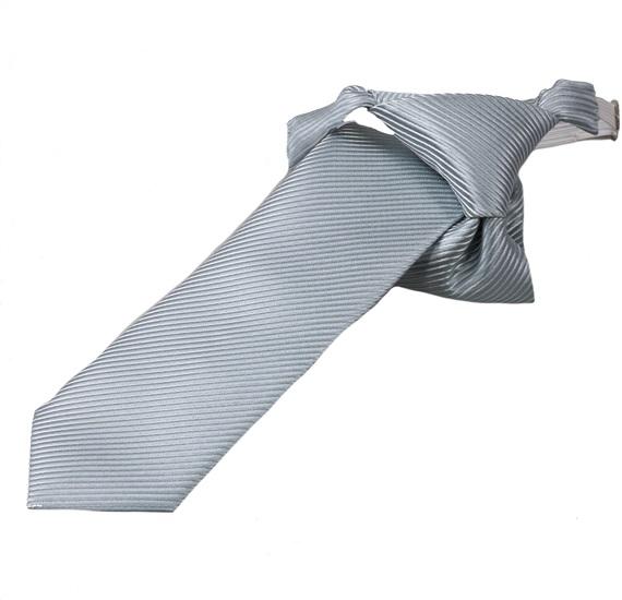 Corbata Niño Gris Perla
