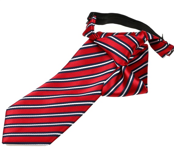 Cravatta Bambino Righe Blu e Rosse