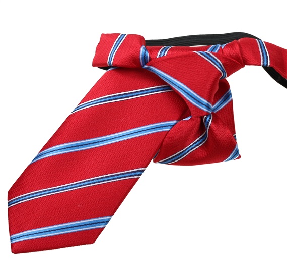 Cravatta Bambino Righe Rosse e Blu