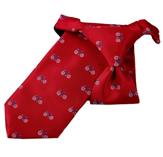 Cravatta Bambino Rossa Biciclette