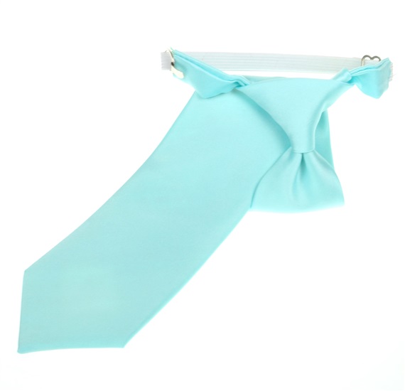 Cravatta Bambino Verde Acqua