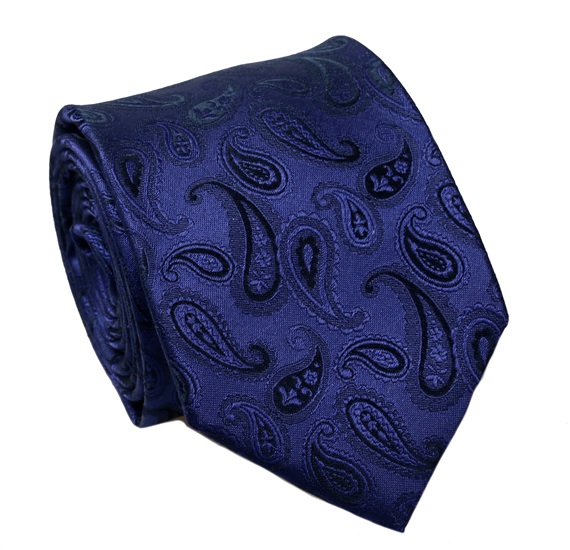 Cravatta in Seta e Cashmere Bluastro