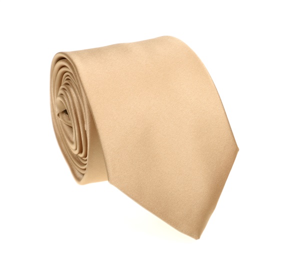 Cravatta e Fazzoletto Beige