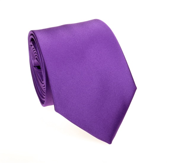 Cravatta e Fazzoletto Viola
