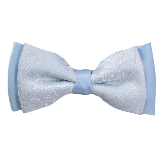 Pajarita Azul Celeste Cachemir