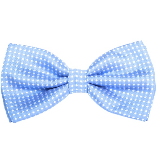 Papillon Blu Cielo a Pois Bianchi