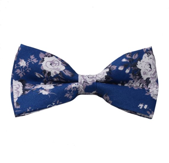 Papillon Blu con Fiori