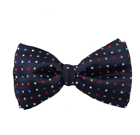 Papillon Blu a Pois Colorati