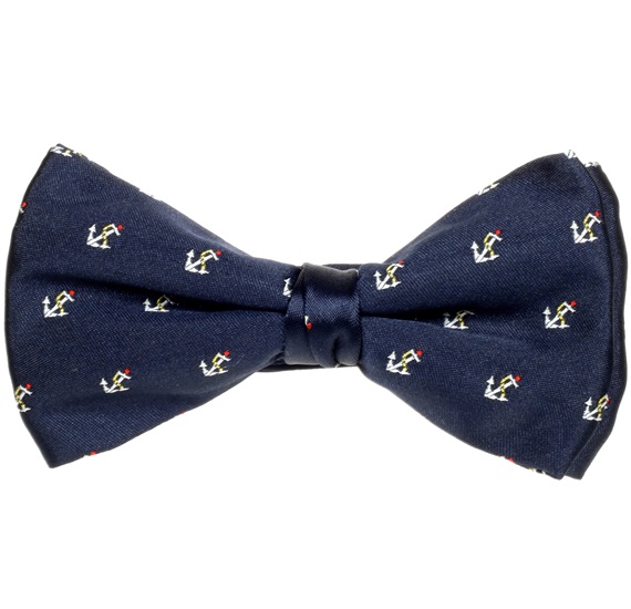 Papillon Blu Navy Ancore